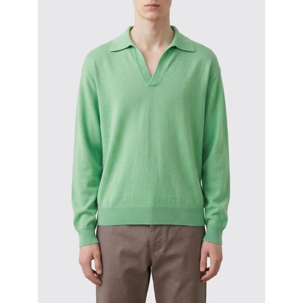 Auralee Polo Shirt Men Mint